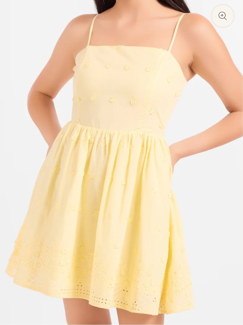 Sadie & Sage Pale Yellow Beachglass Sundress